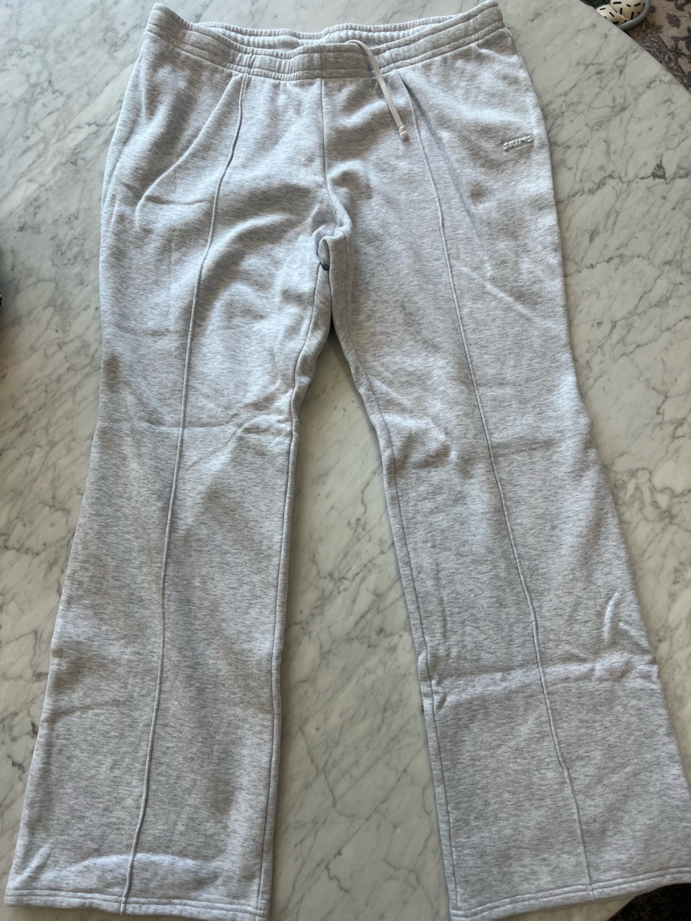 SKIMS Light Gray Cozy Track Pants